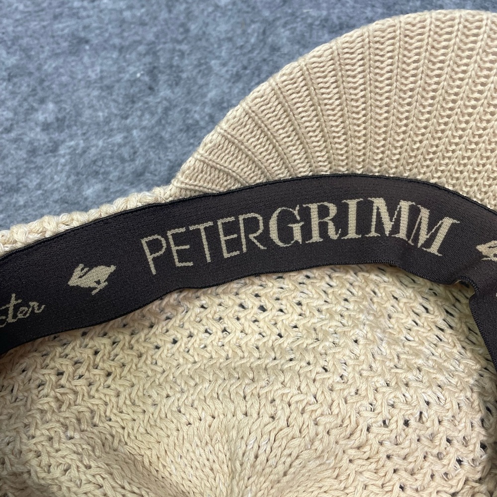 Peter Grimm Oriole Hat specialty hand knit Elasta Fit One Size Fits Most Cotton - Picture 7 of 11